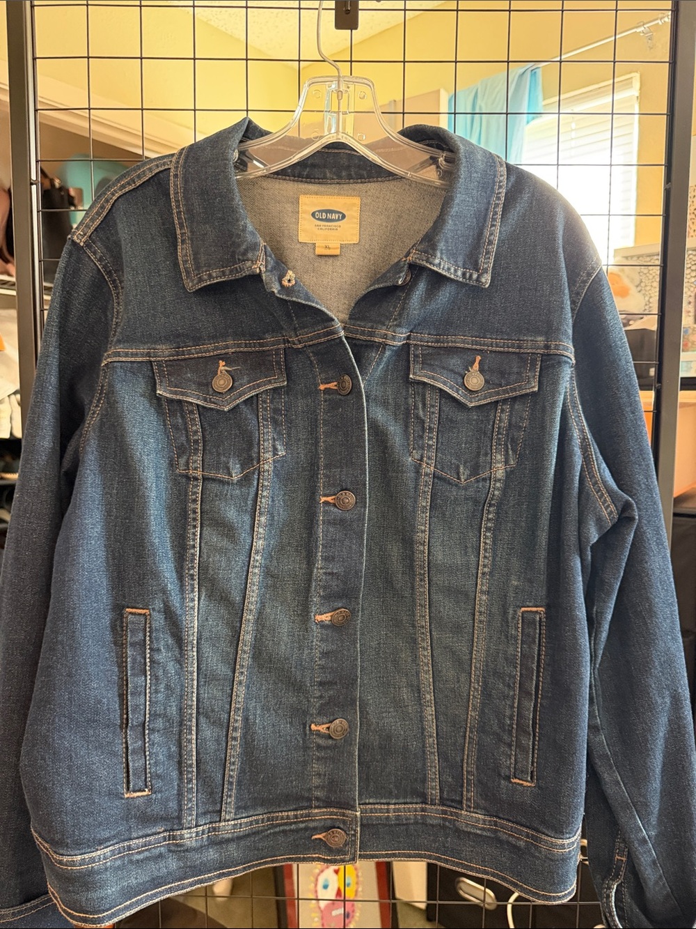 Old Navy Dark Blue Denim Jacket